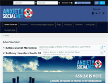 Tablet Screenshot of anxietysocialnet.com